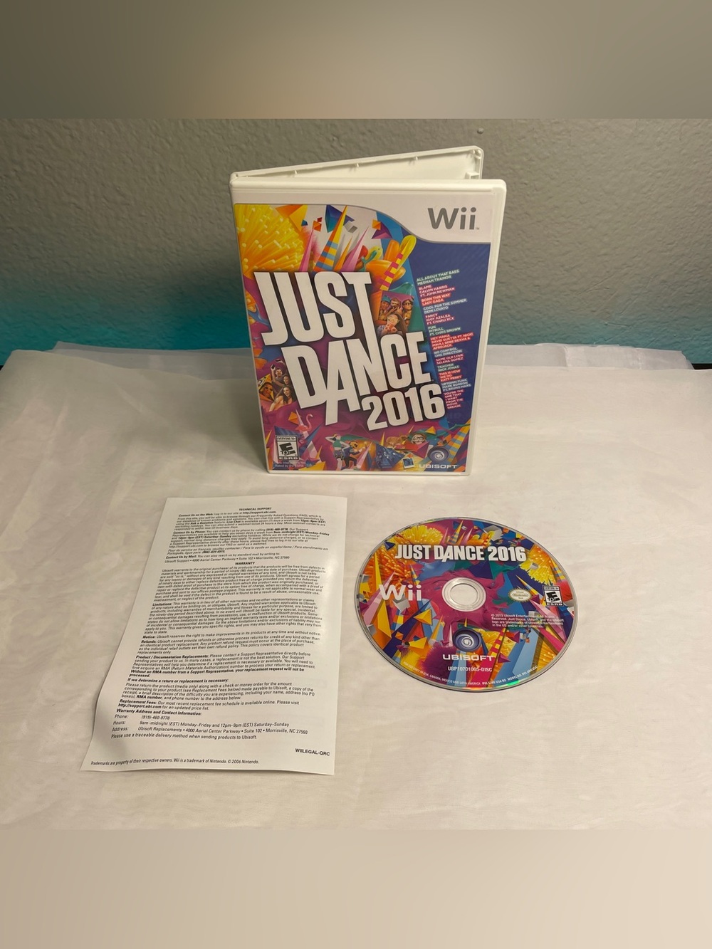 Just Dance 2016 (Nintendo Wii, 2015) Complete CIB Tested And Working Videogame